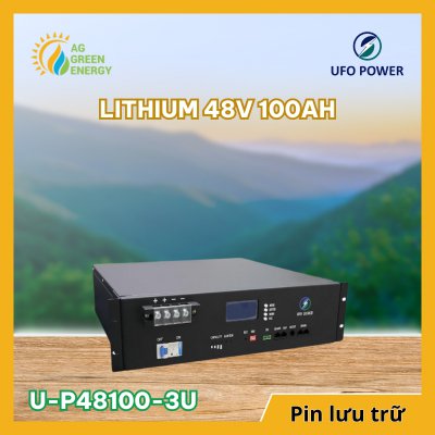 Pin lưu trữ Lithium UFO 48V 100AH U-P48100-3U